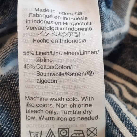 MADEWELL BALTIC STRIPE PAPERBAG WAIST PANT… - Picture 12 of 16